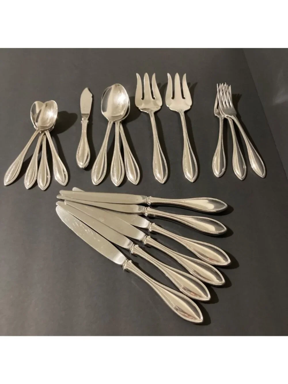 Oneida Arbor American Harmony Flatware And Serving Pieces Lot of 19